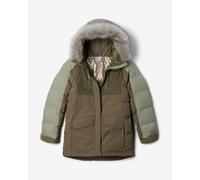 Giacca con cappuccio Columbia Marquam Peak Fusion III Parka verde bambina - XS