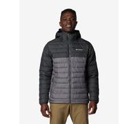 Giacca con cappuccio Columbia Powder Lite II grigio scuro - L