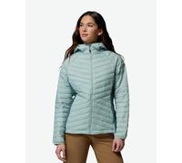 Giacca con cappuccio Columbia Powder Pass III Hybrid azzurro donna - S