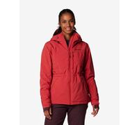 Giacca con cappuccio Columbia Powdered Peak Insulated rosso donna - XS