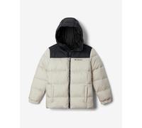 Giacca con cappuccio Columbia Puffect II bianco beige per bambini - XXS