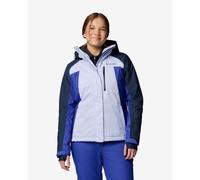 Giacca con cappuccio Columbia Snowy Summit Insulated viola donna - M
