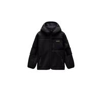 Giacca con cappuccio con zip per bambini Napapijri Yupik Noir 8 ans