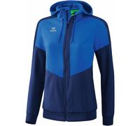 Giacca con cappuccio da donna Erima Tracktop Squad Bleu 44