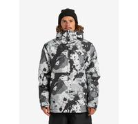 Giacca con cappuccio DC Shoes Basis Print 10K grigio nero bianco - XL