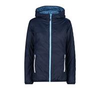 CMP - Giacca reversibile da donna con cappuccio fisso, Cielo-Dusty Blue, 40