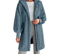 Giacca Con Cappuccio Donna Curvy Oversize Cappotto Comodo Morbido Spessa Elegante Invernale Giubbino Invernali Giubbotto Mezza Stagione Trekking