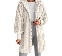 Giacca Con Cappuccio Donna Curvy Oversize Cappotto Comodo Morbido Spessa Elegante Invernale Giubbino Invernali Giubbotto Mezza Stagione Trekking