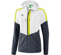 Giacca con cappuccio donna Erima Training Blanc 34