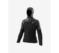 Giacca con cappuccio Dynafit Trail Reflective Wind nero intenso donna - XL