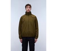 Giacca con cappuccio e collo alto Verde XL Tinta unita