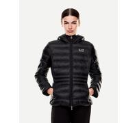 Giacca con cappuccio EA7 Core Lady nera donna - S