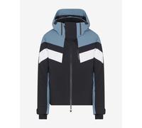 Giacca con cappuccio EA7 Ski Padded blu bianco - L