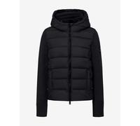 Giacca con cappuccio Ecoalf Denali nero opaco donna - S