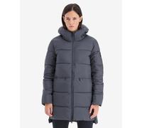 Giacca con cappuccio Ecoalf Marangu blu oceano donna - S