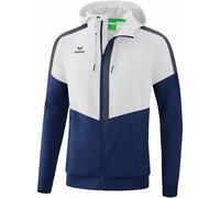 Giacca con cappuccio Erima Tracktop Squad Blanc 2XL