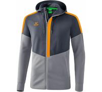 Giacca con cappuccio Erima Training Gris 3XL