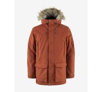 Giacca con cappuccio Fjällräven Nuuk Lite Parka arancio autunno - L