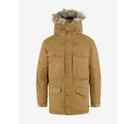 Giacca con cappuccio Fjällräven Singi Down marrone chiaro - M