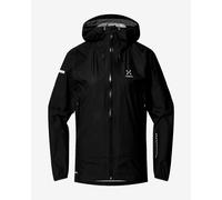 Giacca con cappuccio Haglöfs L.I.M GORE- TEX Paclite nero donna - S