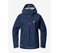 Giacca con cappuccio Haglöfs ROC Flash GORE-TEX blu notte donna - M