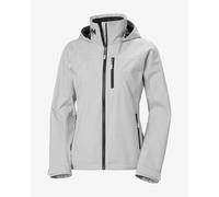 Giacca con cappuccio Helly Hansen Crew 2.0 grigio chiaro donna - L