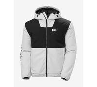 Giacca con cappuccio Helly Hansen Ervik Insulated Rain PrimaLoft bianco nero - L