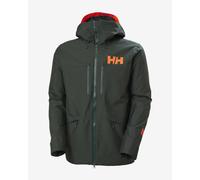 Giacca con cappuccio Helly Hansen Garibaldi 2.0 RECCO verde cromo arancione - S