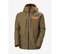 Giacca con cappuccio Helly Hansen Garibaldi 2.0 RECCO verde canna arancione - S