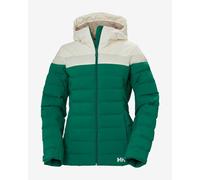 Giacca con cappuccio Helly Hansen Imperial Puffy verde bianco donna - XS
