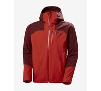 Giacca con cappuccio Helly Hansen Loke Shell 2L rosso lampone - M