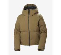 Helly Hansen W Nora Short Puffy Jacket Sepia Plad Print L