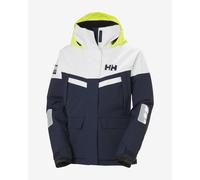 Giacca con cappuccio Helly Hansen Pier 4.0 2L blu bianco giallo donna - XS