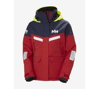 Giacca con cappuccio Helly Hansen Pier 4.0 2L rosso blu giallo donna - L