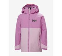 Giacca con cappuccio Helly Hansen Traverse PrimaLoft Ski Free rosa chiaro per bambini - 13