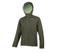 giacca con cappuccio impermeabile hummvee hooded jacket bottle green Endura Abbi