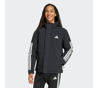 Giacca con cappuccio isolata Climawarm con le 3 strisce Black M