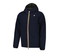 GIACCA CON CAPPUCCIO JACK ST WARM DOUBLE K-way Blu, Verde