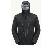Giacca con cappuccio Jack Wolfskin Kammweg 3L Gris L
