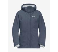 Giacca con cappuccio Jack Wolfskin Luntal 3in1 blu bianco donna - L