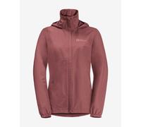 Giacca con cappuccio Jack Wolfskin Stormy Point 2L rosa donna - XL