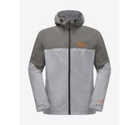 Giacca con cappuccio Jack Wolfskin Weiltal 2L verde grigio chiaro - S