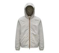 GIACCA CON CAPPUCCIO JAKE COTTON DOUBLE K-way Beige, Verde