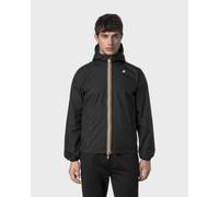 Giacca con cappuccio K-WAY Jake Plus 2 Double nero verde canna - S