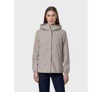 Giacca con cappuccio K-WAY Marguerite Stretch Dot grigio chiaro donna - XS
