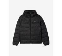 Giacca con cappuccio Lacoste Puffer Contrast nero puro - M