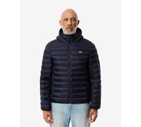 Giacca con cappuccio Lacoste Puffer Small Logo blu navy - S-M