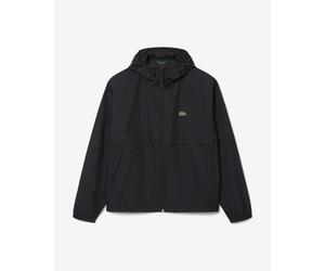 Giacca con cappuccio Lacoste Water-Repellent Lightweight Packable nera - XL