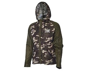 Giacca con Cappuccio Leone Training Jacket AB799 Mimetico (L)