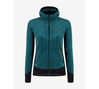 Giacca con cappuccio Montura Remix Fleece blu scuro nero donna - M